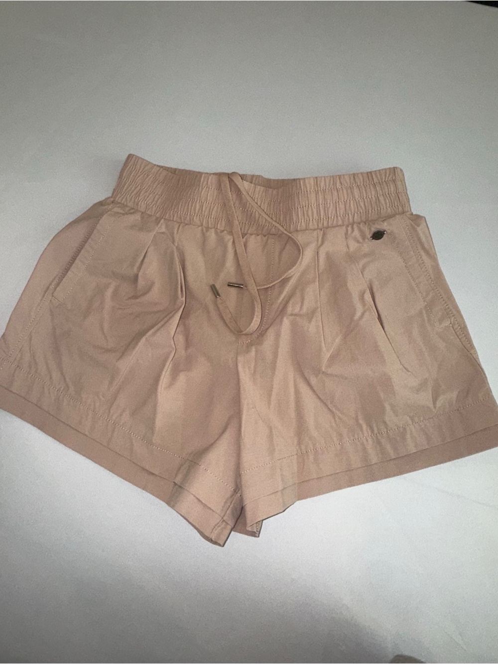CALIA by Carrie Underwood Women's Drawstring Cargo Shorts - Tan